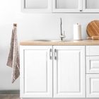 Orion, haczyk, wieszak samoprzylepny, drewniany, metalowy, czarny, 4,5-4,5 cm, 2 szt.