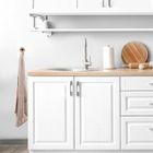 Orion, haczyk, wieszak samoprzylepny, drewniany, metalowy, czarny, 5 cm, 2 szt.