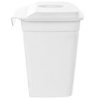 Orion, kosz na obierki, z pokrywką, na drzwi, biały, 4l