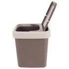 Orion, kosz na śmieci, plastikowy, brązowy, 12 l