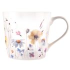 Orion, kubek porcelanowy, kwiaty, 430 ml