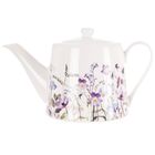 Orion, Louka, dzbanek do kawy i herbaty, porcelanowy, kwiaty, 1l