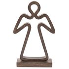 Orion, Mango, figurka świąteczna, drewniana, anioł, 29 cm