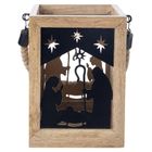 Orion, Mango, lampion na świeczkę, szopka, 14-14-20 cm