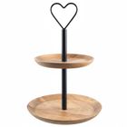 Orion, Mango, patera drewniana, 2-poziomowa, 37 cm