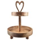 Orion, Mango, patera drewniana, 2-poziomowa, 42 cm