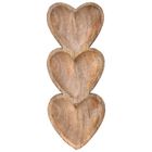 Orion, Mango, talerz na przekąski, drewniany, serce, 40-16 cm