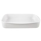 Orion, naczynie żaroodporne, porcelanowe, białe, 36,5-30-6 cm, 4l