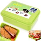 Orion, pojemnik śniadaniowy, zielony pies kot, 750 ml