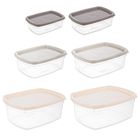 Orion, pojemniki na żywność z pokrywką, 6 szt.