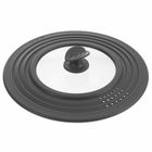 Orion, pokrywka, szklana/silikonowa, uniwersalna, 24/26/28 cm