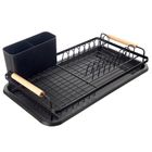 Orion, Radka, suszarka na naczynia, czarna, 43-23,5-9,5 cm