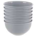 Orion, Sandy, miseczki plastikowe, szare, 13 cm, 500 ml, 6 szt.