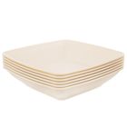 Orion, Sandy, talerze obiadowe, głębokie, plastikowe, kremowe, 17,5 cm, 500 ml, 6 szt.