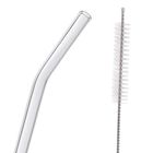 Orion, słomki do napojów, Szklane z czyścikiem, 20 cm, 5 elementów