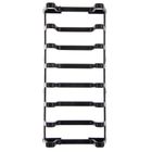 Orion, stojak na pokrywki i talerze, czarny, 30-14-6 cm