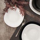 Orion, talerz deserowy szklany, Luna, 20 cm