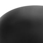 Orion, talerz obiadowy płytki, ceramiczny, czarny, 27 cm