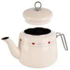 Orion, Tonca, czajnik emaliowany, kremowy, 1,6 l