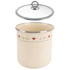 Orion, Tonca, pojemnik na żywność emaliowany z pokrywką szklaną, 1,4 l