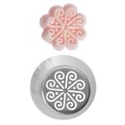 Orion, tylka do dekoracji, stalowa, kwiatek