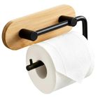 Orion, uchwyt na papier toaletowy, metalowy, czarny, 13,5 cm