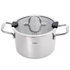 Orion, Venice, garnek stalowy z pokrywką, 18 cm, 2,3l