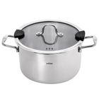 Orion, Venice, garnek stalowy z pokrywką, 24 cm, 6,2l