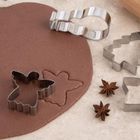 Orion, wykrawacze do ciastek, stalowe, 6 szt.