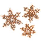 Orion, wykrawacze do ciastek, stalowe, płatki śniegu, 4 szt.