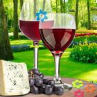 Orion, znaczniki na szklanki, kwiaty kolorowe, 10 szt.