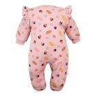 Pajac dziewczęcy, różowy, Eevi