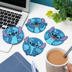 Paladone, Lilo i Stitch, zestaw silikonowych podkładek pod kubki, 4 szt.