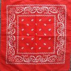 Party Tino, bandamka, chustka, czerwona