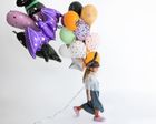 PartyDeco, balon foliowy Nietoperz, 119,5-51 cm, mix, 1 szt.
