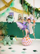PartyDeco, balon foliowy, pastylka, brontozaur, 35-35 cm