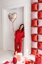 PartyDeco, balon foliowy, serce, 50-47 cm