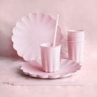 PartyDeco, obrus jednorazowy, jasny róż, 120-180 cm