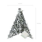 PartyDeco, piniata składana, gwiazda, srebrna, 68-68-30 cm