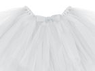 PartyDeco, spódniczka baletowa tutu, biały, 80-34 cm