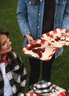 PartyDeco, talerzyki papierowe, bbq, 26-26 cm, 6 szt.