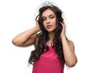 PartyDeco, tiara z welonem, strój na wieczór panieński