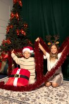 PartyDeco, worek na prezenty Świętego Mikołaja, 50-70 cm