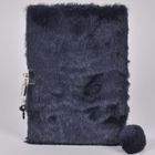 Paso, Lilo i Stitch, pamiętnik z kłódką, pluszowy, A5, 96 kartek, linia, granatowy, Stitch i Angel