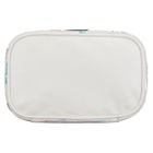 Peterson, kosmetyczka kuferek, cekinowa, biała