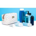 Peterson, kosmetyczka prostokątna, biało-kolorowa