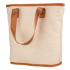 Peterson, kosmetyczka torba, tkanina syntetyczna, beżowo-brązowa