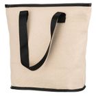 Peterson, kosmetyczka torba, tkanina syntetyczna, beżowo-czarna