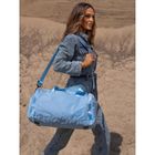 Peterson, torba podróżna z uchwytem na walizkę, błękitna