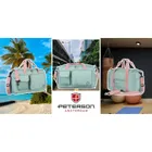 Peterson, torba podróżna, zielono-różowa